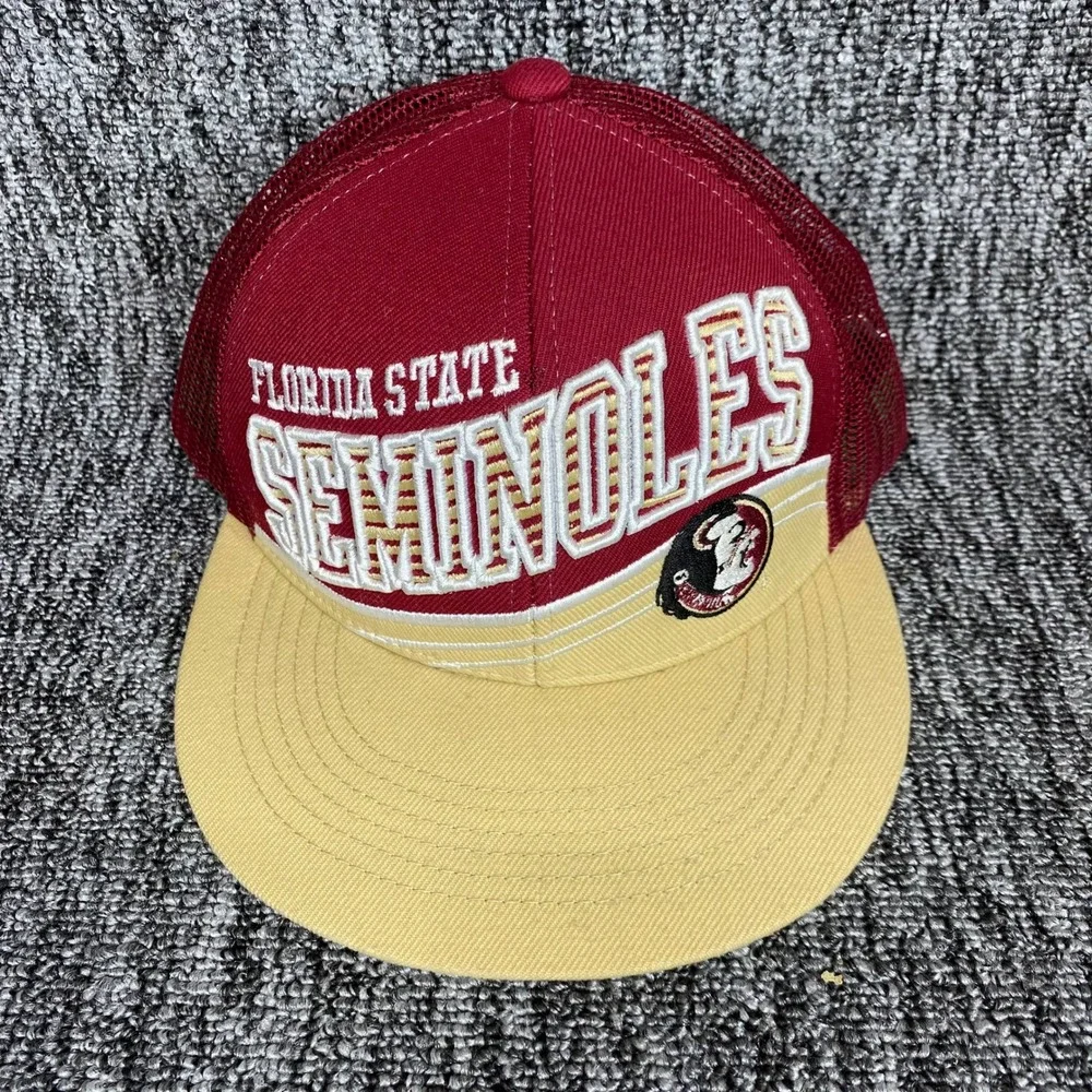Top Of The World Florida State Seminoles Trucker Hat Snapback FSU Green Bottom